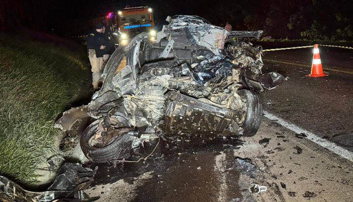 Imagem Catve Guaraniaçu – Homem morre em acidente na BR277